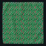 Red Green Candy Cane Peppermint Christmas Pet Dog Bandana<br><div class="desc">Red and Green Candy Cane Christmas Holiday Pet Dog Bandana</div>