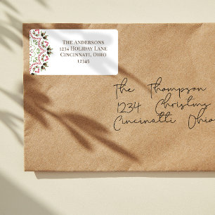 Red Green Christmas Personalized  Label