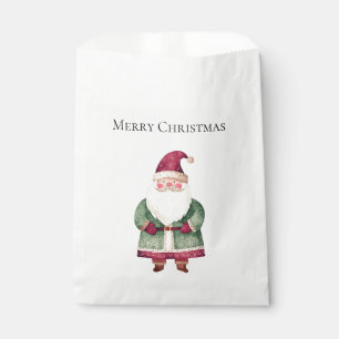 Red Green Christmas Santa Claus Favour Bag