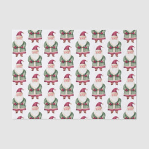 Red Green Christmas Santa Claus Tissue Paper