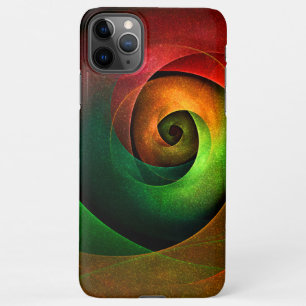 Red Green Floral Modern Abstract Art Pattern #21 iPhone 11Pro Max Case