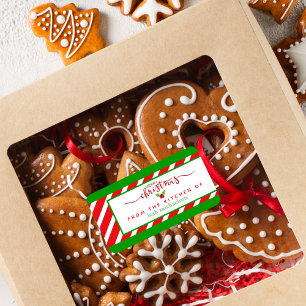 Red Green From The Kitchen Of Christmas Label