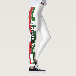 RED/GREEN - LEGGINGS
