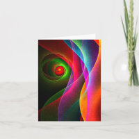 Red Green Orange Modern Abstract Art Pattern #22