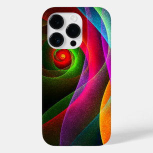 Red Green Orange Modern Abstract Art Pattern #22 Case-Mate iPhone 14 Pro Case