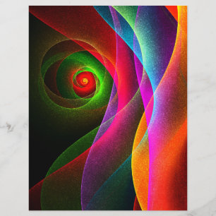 Red Green Orange Modern Abstract Art Pattern #22 Flyer