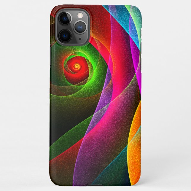 Red Green Orange Modern Abstract Art Pattern #22 iPhone Case (Back)