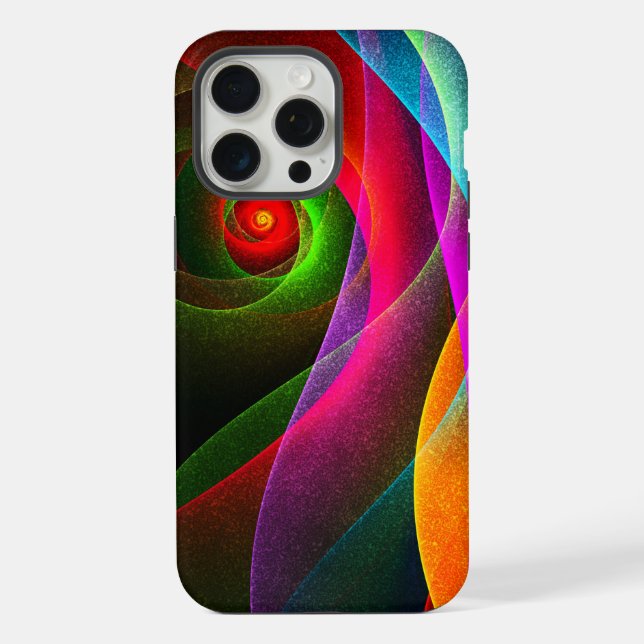 Red Green Orange Modern Abstract Art Pattern #22 iPhone Case (Back)