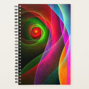 Red Green Orange Modern Abstract Art Pattern #22 Planner