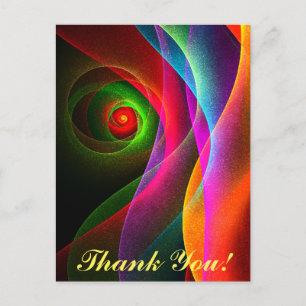 Red Green Orange Modern Abstract Art Pattern #22 Postcard