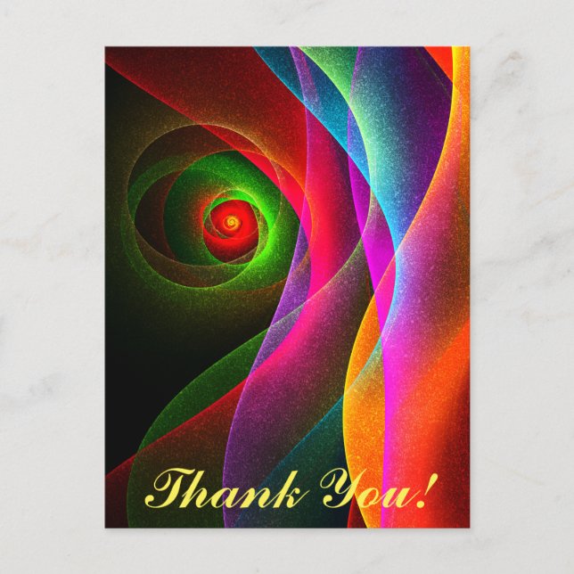 Red Green Orange Modern Abstract Art Pattern #22 Postcard (Front)