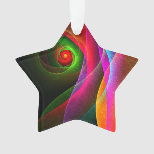 Red Green Orange Modern Abstrait Art Motif #22
