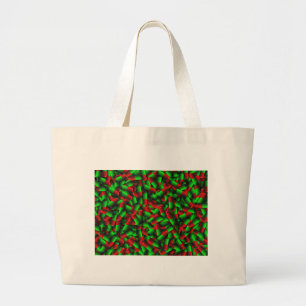 red green pills drugs large tote bag