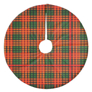 Red Green Plaid Tree Skirt