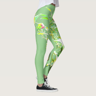 red green real chilli tree leggings
