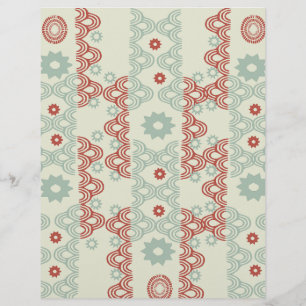 Red & Green Semi Circle pattern: