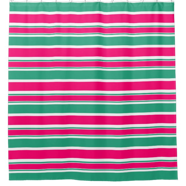 Red -green striped horizontal pattern (Front)