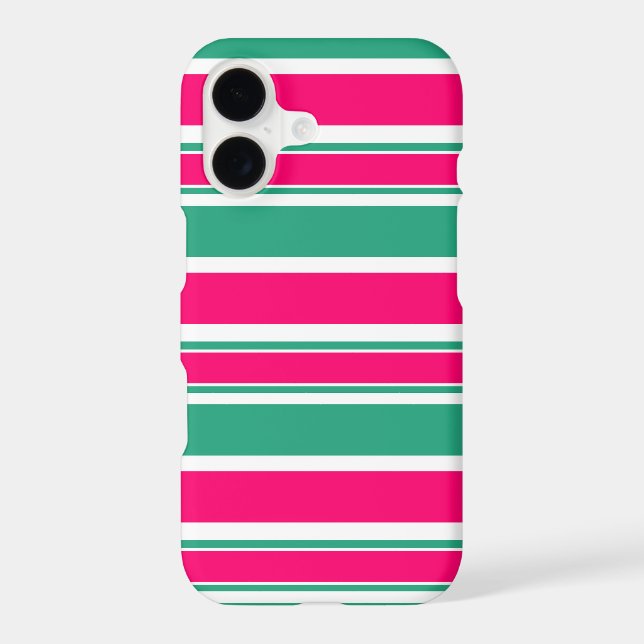 Red -green striped horizontal pattern (Back)