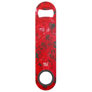 Red Green White Stainless Steel Bottle Opener Bar Key