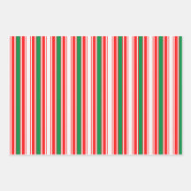 Red Green White Stripes and Gold Stars