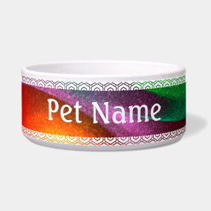 Red Green Yin Yang Modern Abstract Art Pattern #20