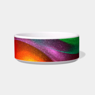 Red Green Yin Yang Modern Abstract Art Pattern #20 Bowl