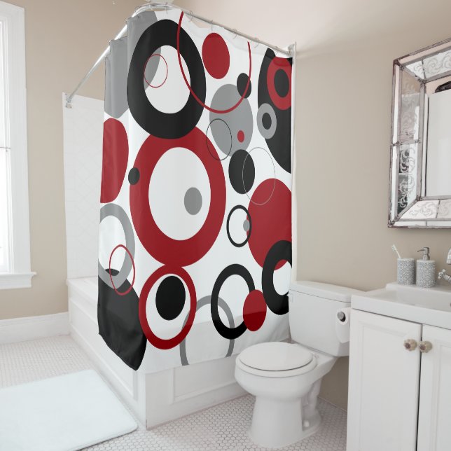 Red, Grey and Black Dots  (In Situ)
