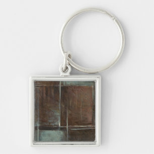 Red & Grey Brick Wall Keychain
