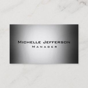 Red Grey Creative Manager Business Card