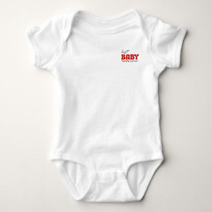 Red Grey Cute Best Baby Ever Bodysuit