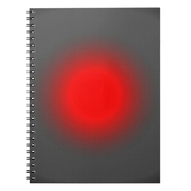 Red & Grey Focus Notebook (Front)