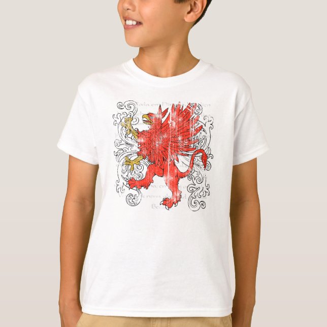 Red Griffin Kids' Light Shirt (Front)