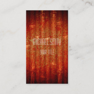 Red Grunge Background Business Card