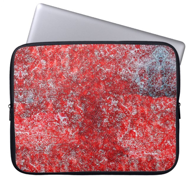 Red grunge textureabstract,ancient,art,background, laptop sleeve (Front)