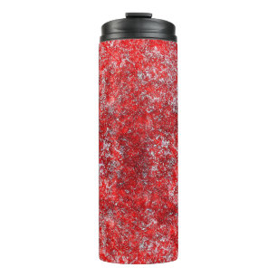 Red grunge textureabstract,ancient,art,background, thermal tumbler