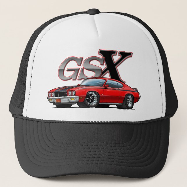 Red_GSX Trucker Hat (Front)