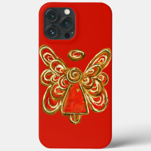 Red Guardian Angel Art coque iphone personnalisé