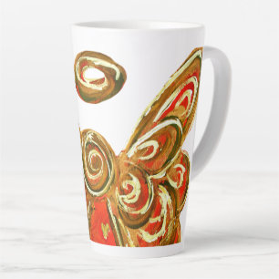 Red Guardian Angel Christmas Latte Coffee Mug Cup
