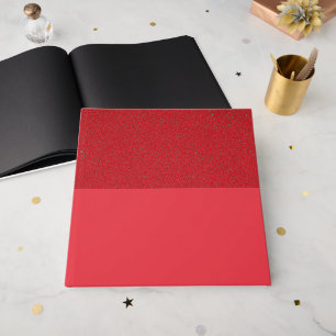 Red Guest Book with Textured Top Cover – Customize