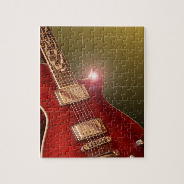 red guitar puzzle (Vertical)
