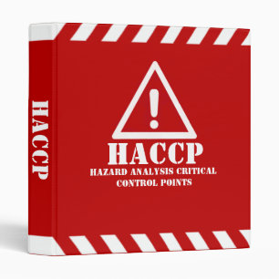 Red HACCP Binder