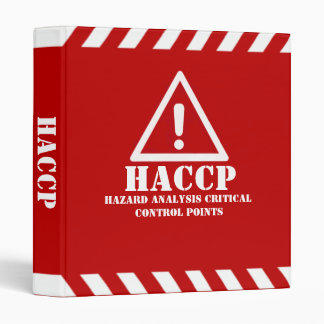 Red HACCP Binder
