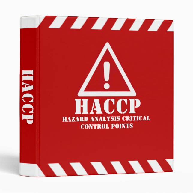 Red HACCP Binder (Front/Spine)