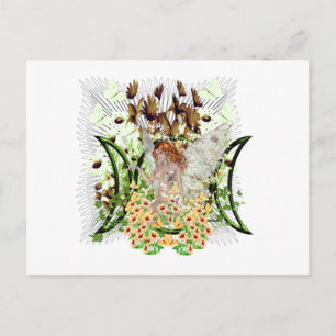 Red Hair Fairy Postcard