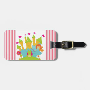 Red Hair Fairy Princess Luggage Tag