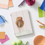 Red Hair Top Knot Bun iPad Pro Cover<br><div class="desc">Top Knot Sailor Stripes II by Jennifer Paxton Parker. | 138996GG</div>
