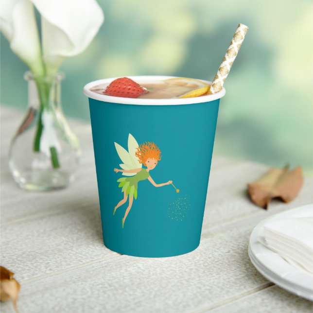 Red-haired Fairy Party Cups (Insitu)