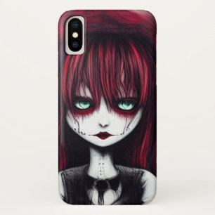 Red Haired Goth Girl Case-Mate iPhone Case