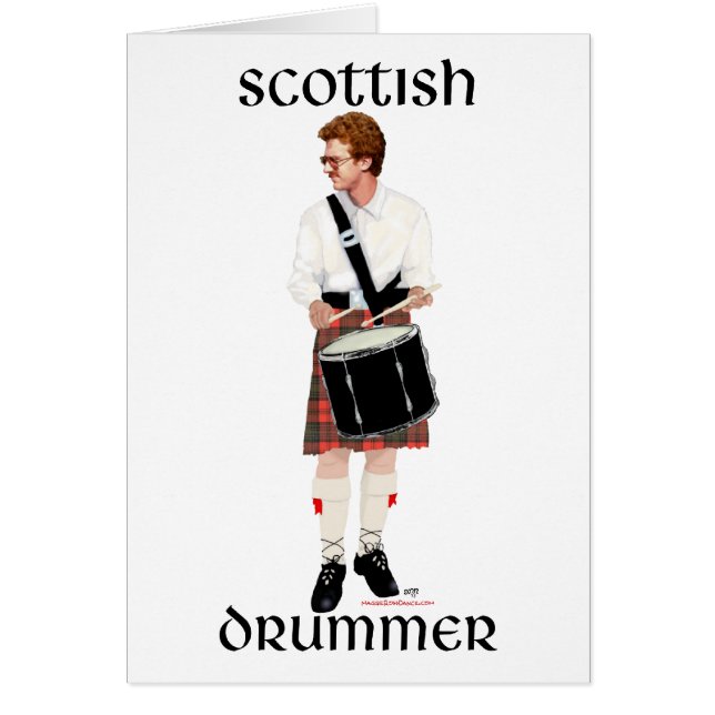 Red Haired Scottish Drummer (Front)