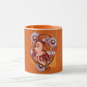 Red Haired Woman Mug